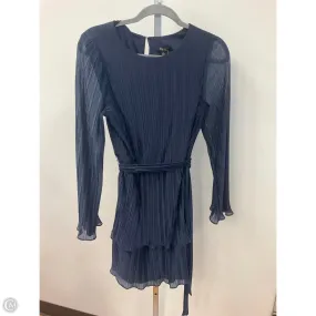 Light Cloud Winter Wrap Dress Casual Short By Clothes Mentor In Blue, Size: L