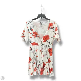 Playful Cut Dress Casual Short By Clothes Mentor In White, Size: S