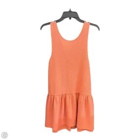 Slim Shape Dress Casual Short By Free People In Orange, Size: Xs