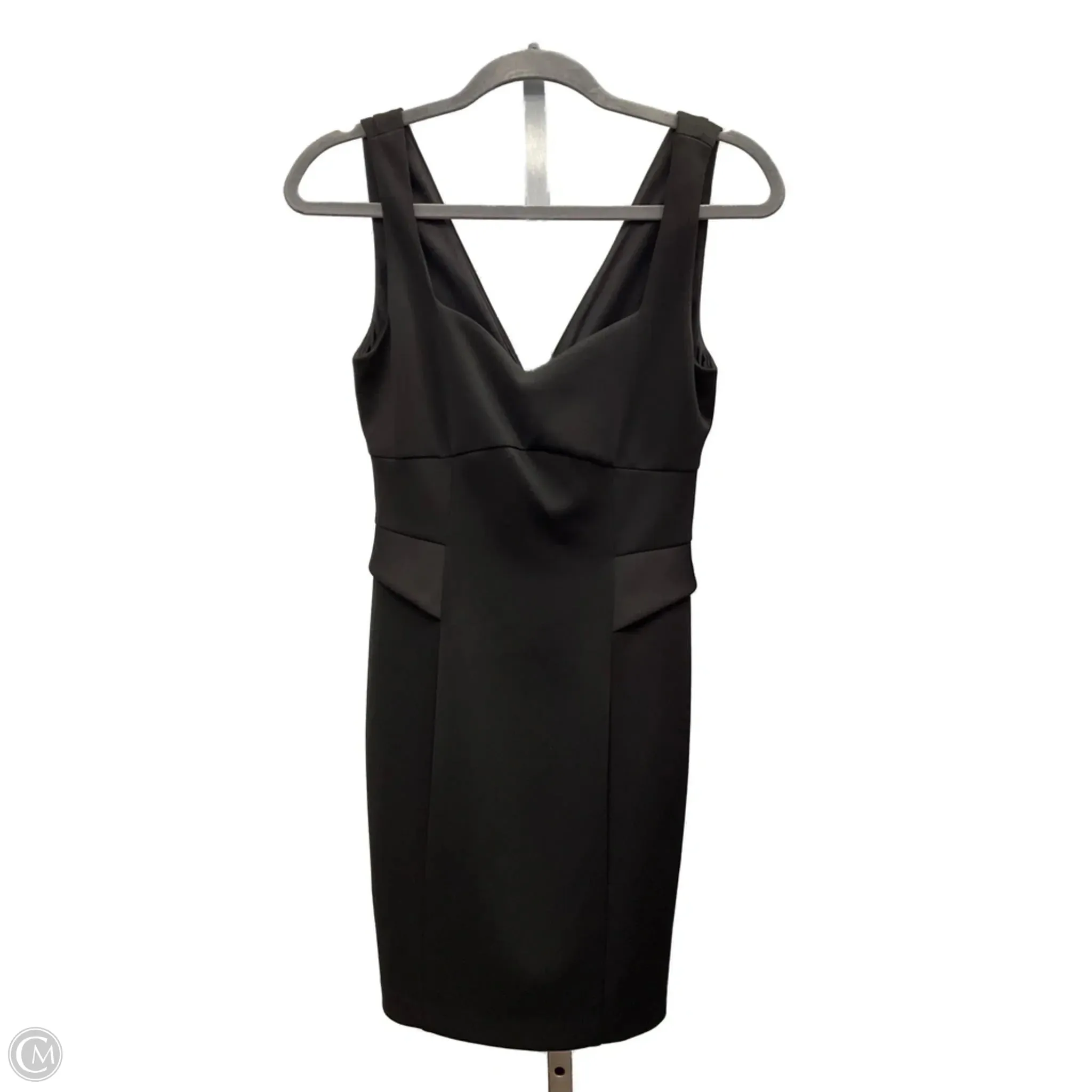 Dress Casual Short By Guess In Black, Size: 2 Sleek Drape
