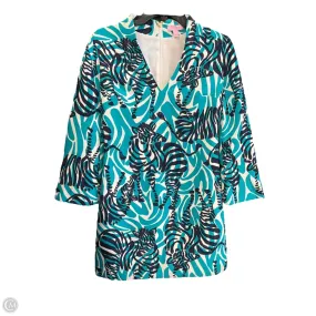Dress Casual Short By Lilly Pulitzer In Blue, Size: Xs Nature Bloom Dream Look