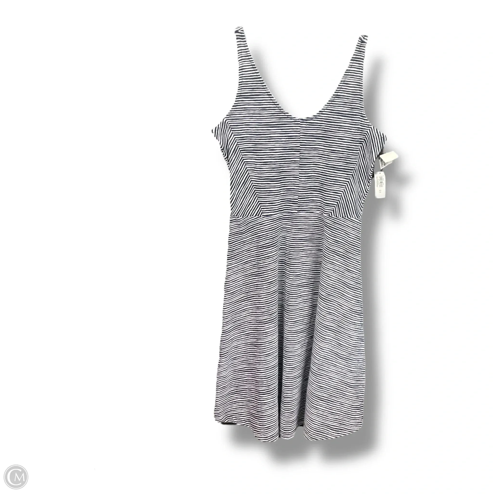 Dress Casual Short By Old Navy In Striped Pattern, Size: Xs Texture Flow Lace-Sleeve