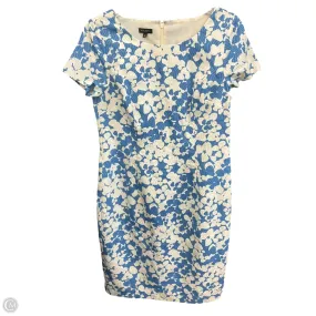 Dress Casual Short By Talbots In Blue & White, Size: S Flowy Cut Breathable Comfort