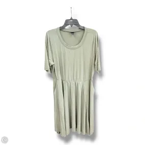 Relaxed Fit Look Feminine Line Dress Casual Short By Torrid In Green, Size: 2x