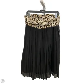 Quick Wear Dress Designer By Lilly Pulitzer In Black & Gold, Size: 4