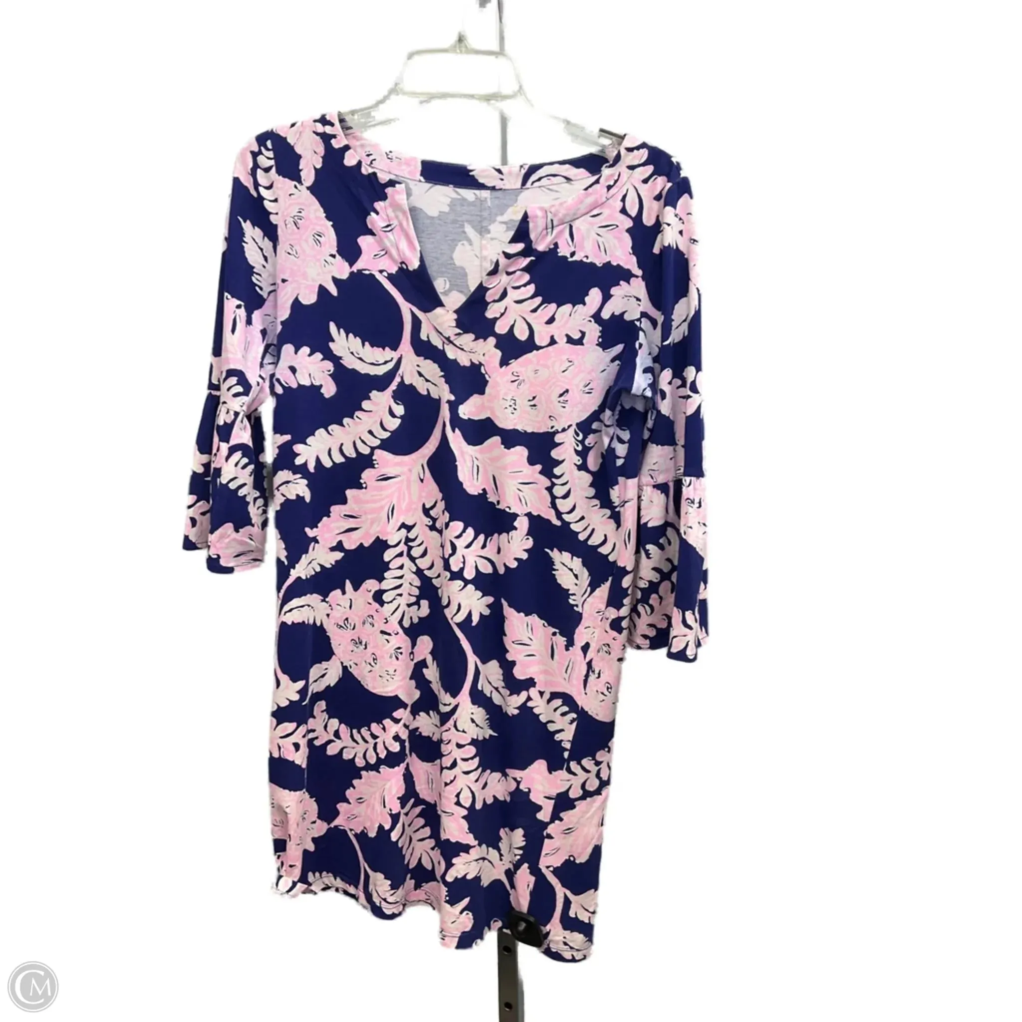 Dress Designer By Lilly Pulitzer In Blue & Pink, Size: Xs Romantic Vibes