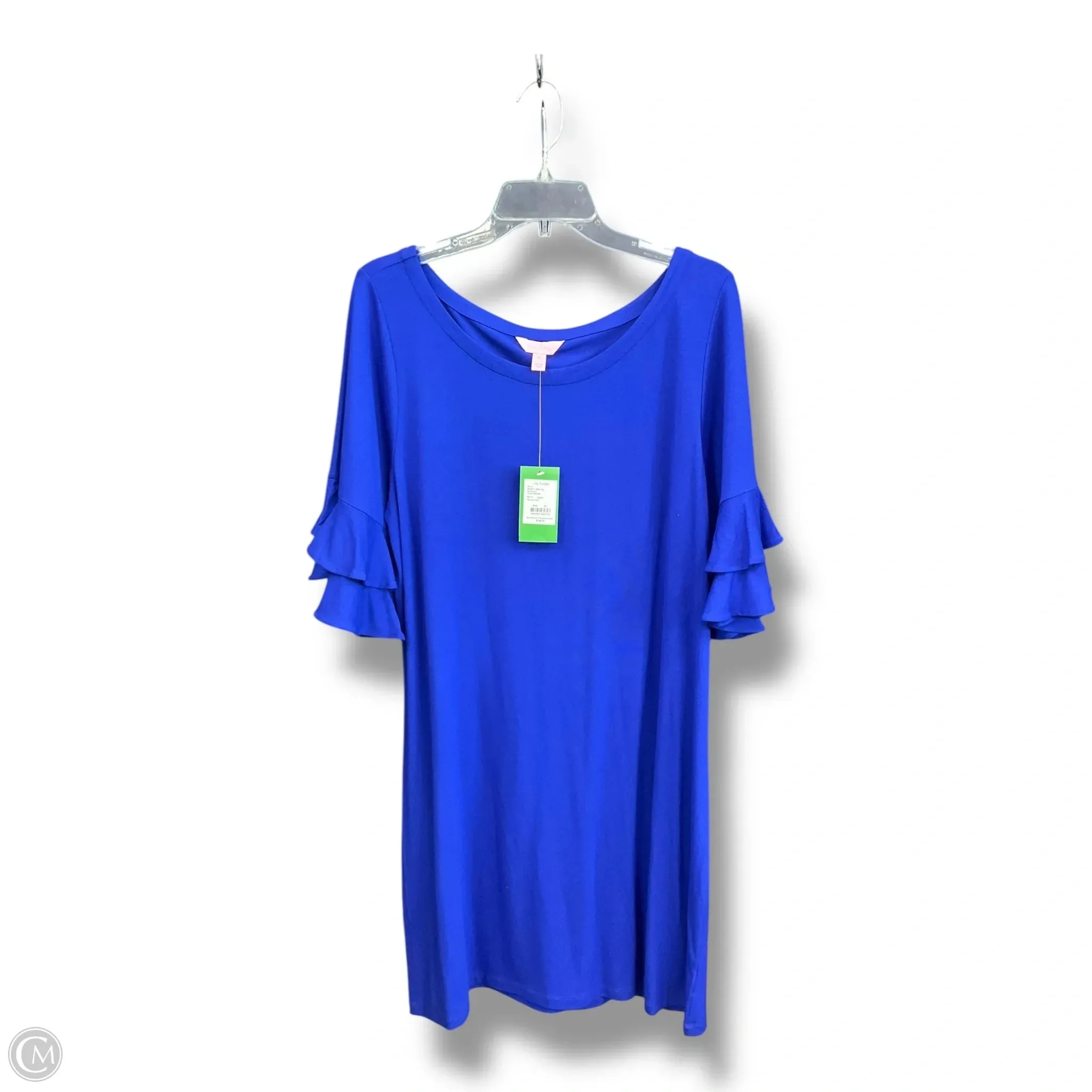 Mood Focused Sunny Lace Dress Designer By Lilly Pulitzer In Blue, Size: Xl