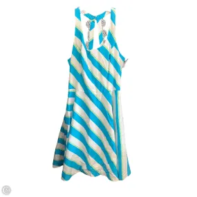 Stylish Touch Tulle Air Dress Designer By Lilly Pulitzer In Striped Pattern, Size: S