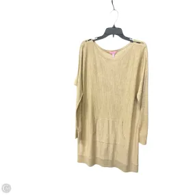 Dress Designer By Lilly Pulitzer In Tan, Size: L Ready Anytime Everyday Piece