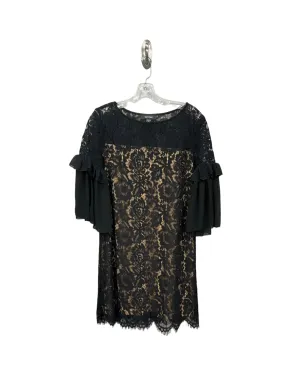 Trend Texture Travel Ready Dress Party Midi By Karen Kane In Black, Size: S