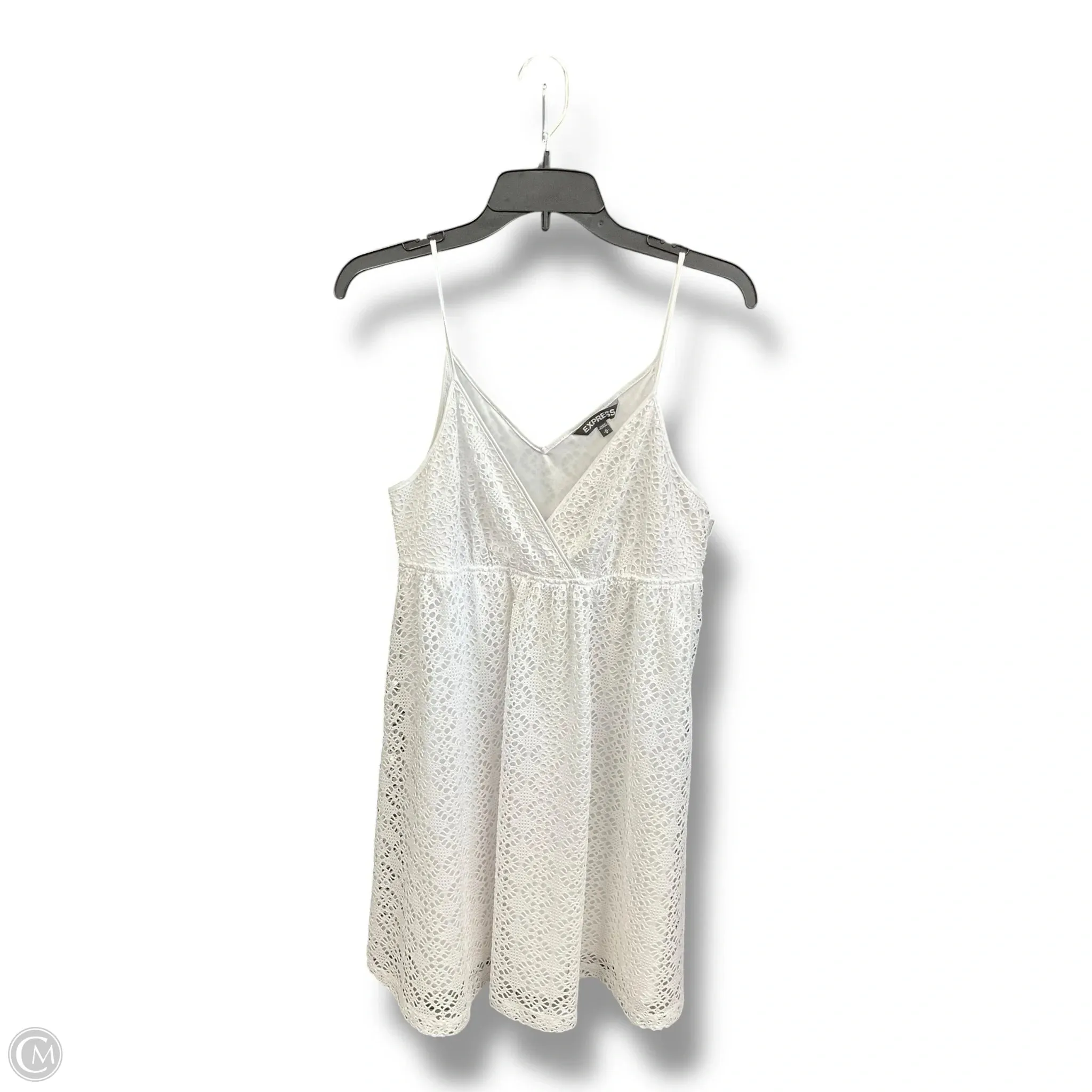 Dress Party Short By Express In White, Size: M Seasonal Wear