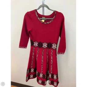 Dress Party Short By Taylor In Red, Size: M Gender Inclusive Smart Layers