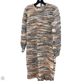 Layering Piece Dress Sweater By Loft In Multi-colored, Size: M