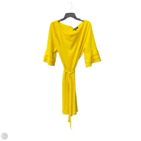 Dress Work By Glamour In Yellow, Size: 1x Cool Palette Light Cloud