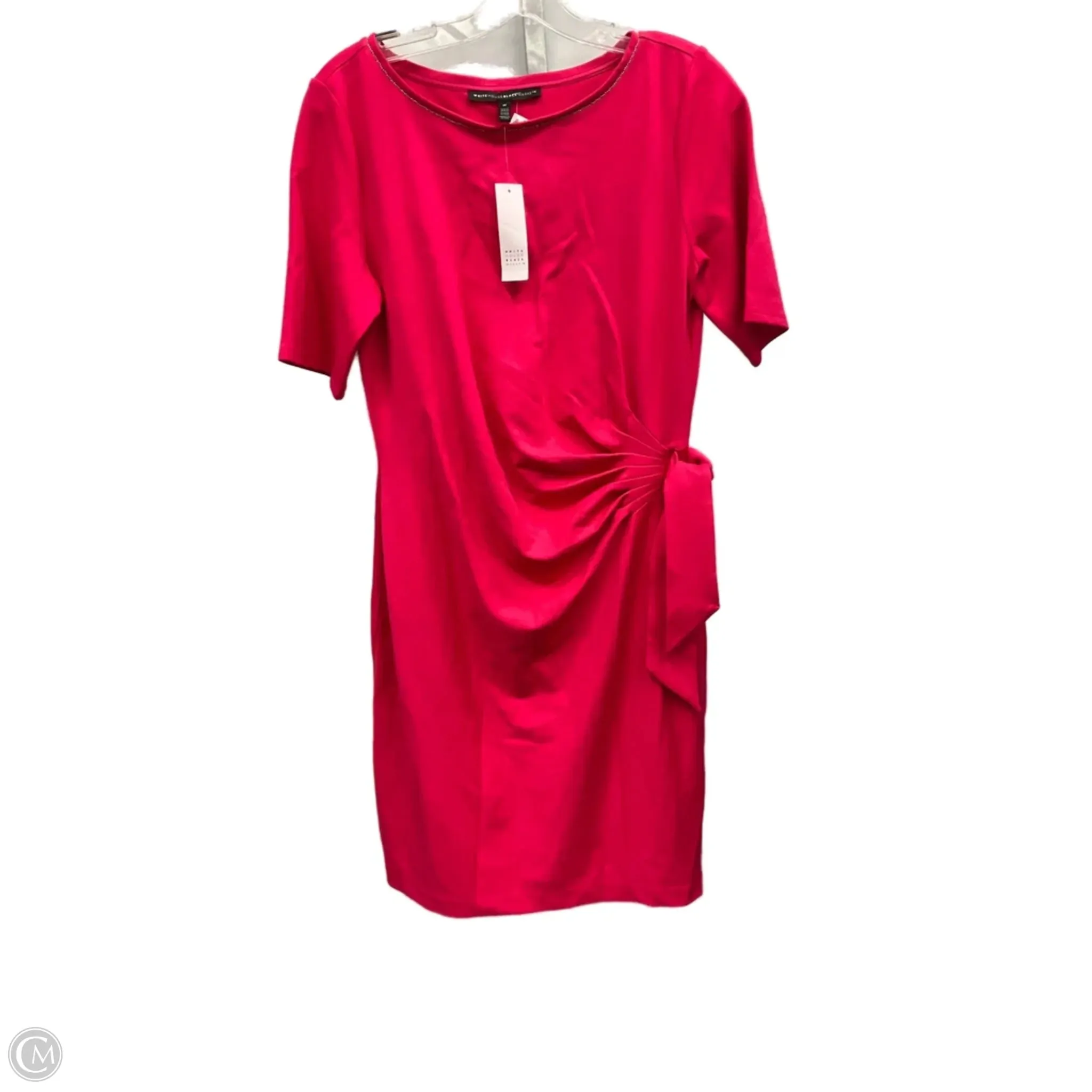 Party Ready Dress Work By White House Black Market In Pink, Size: M