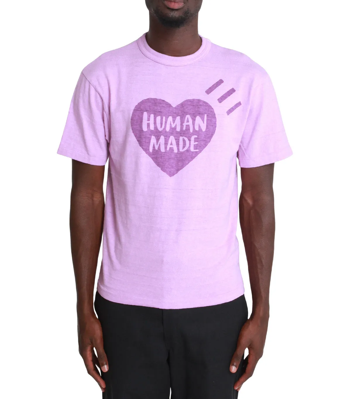 Human Made Color T-Shirt Purple Winter Fit Korean Fresh