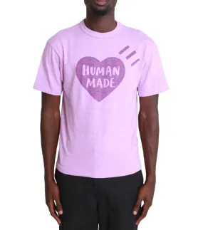 Human Made Color T-Shirt Purple Winter Fit Korean Fresh