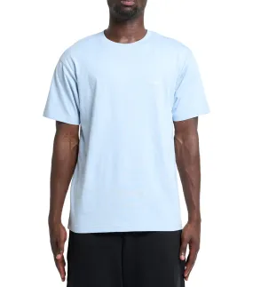 Dime Cursive Small Logo T-Shirt Blue Fog Glitter Glow