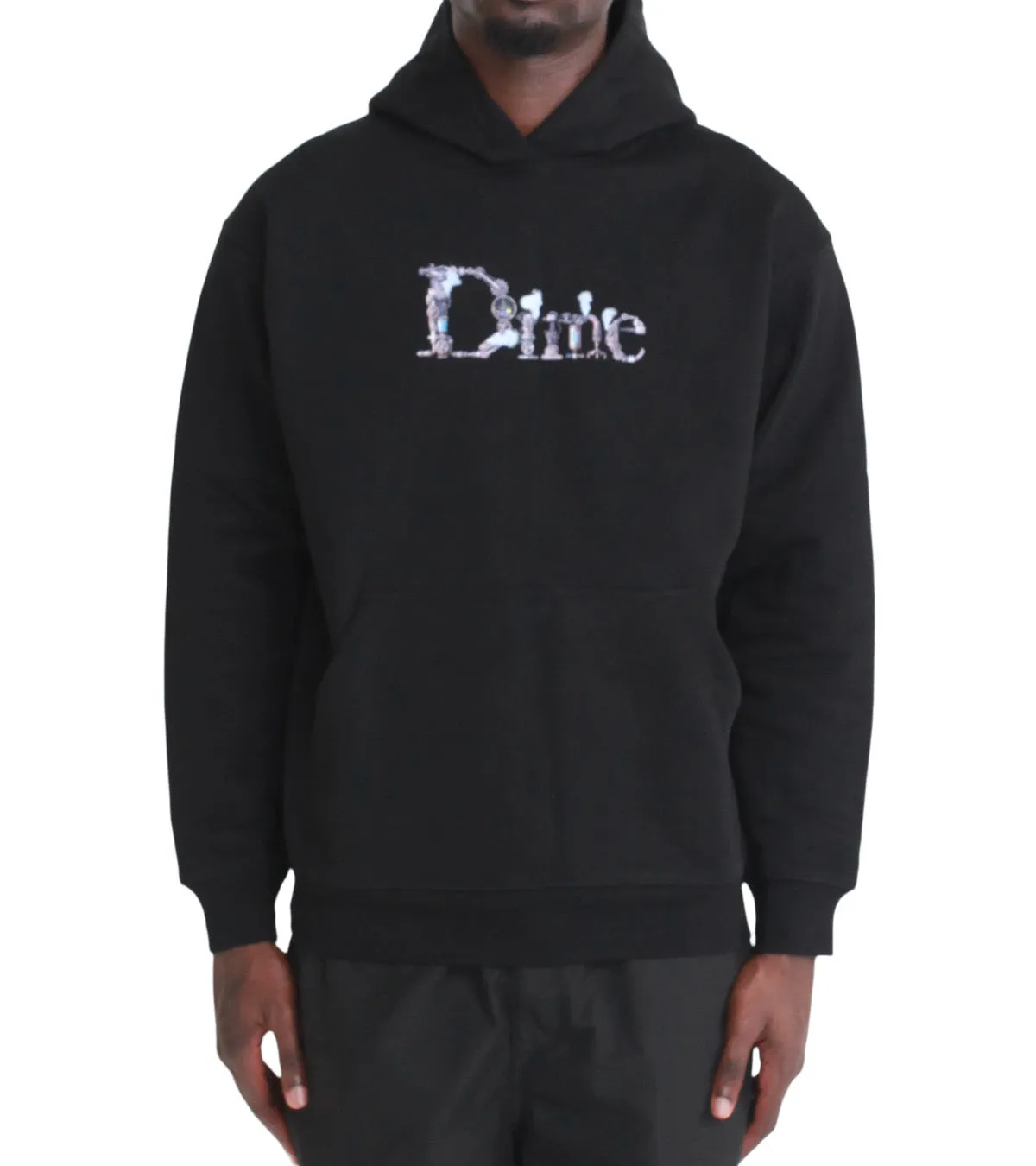 Urban Pulse Dime Classic Steampunk Hoodie Black