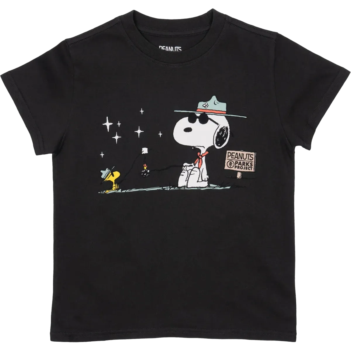 Glow Core EasyCareMaterial Youth Peanuts Happy Campers Tee