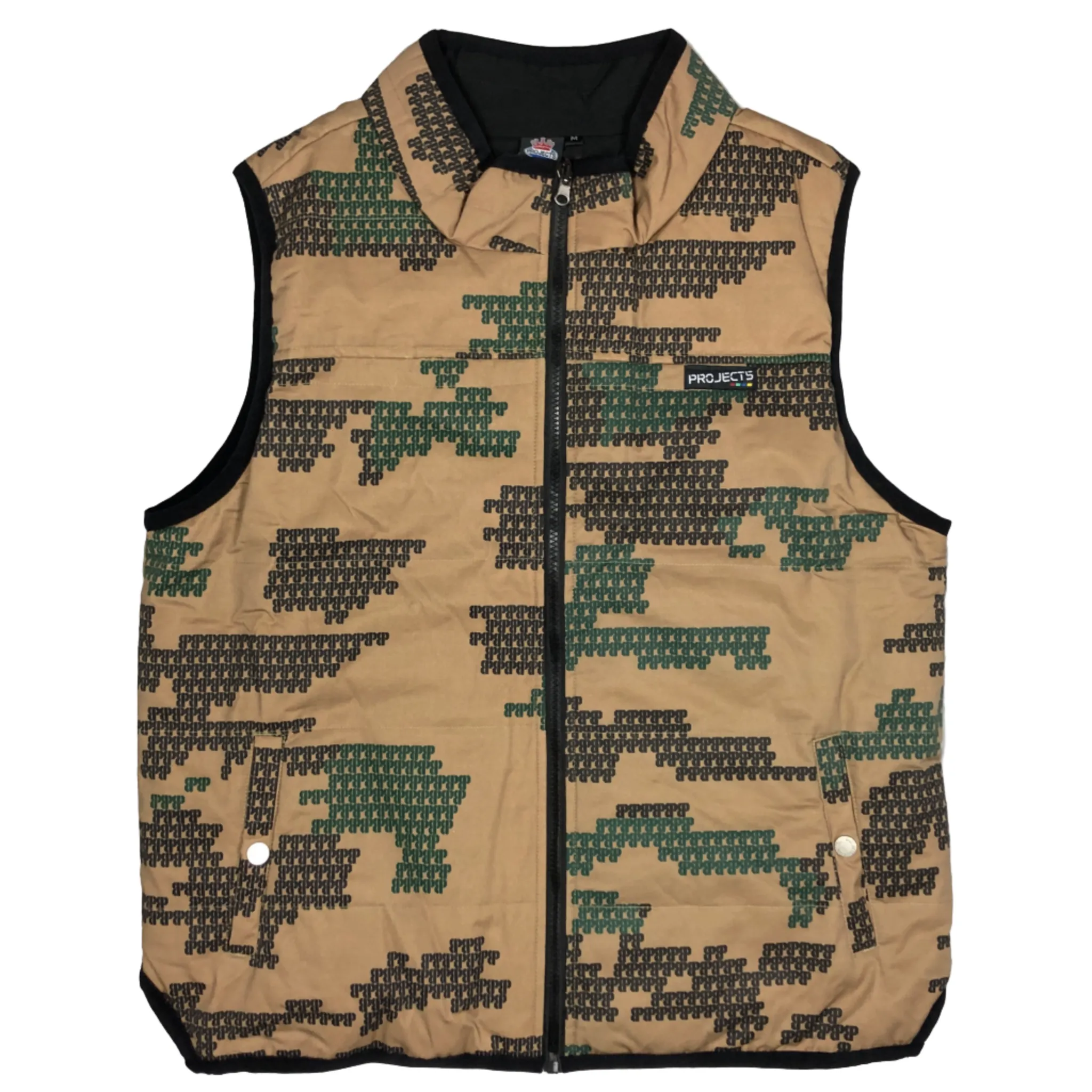 Dynasty Reversible Vest Sleek Layers Puffer Design