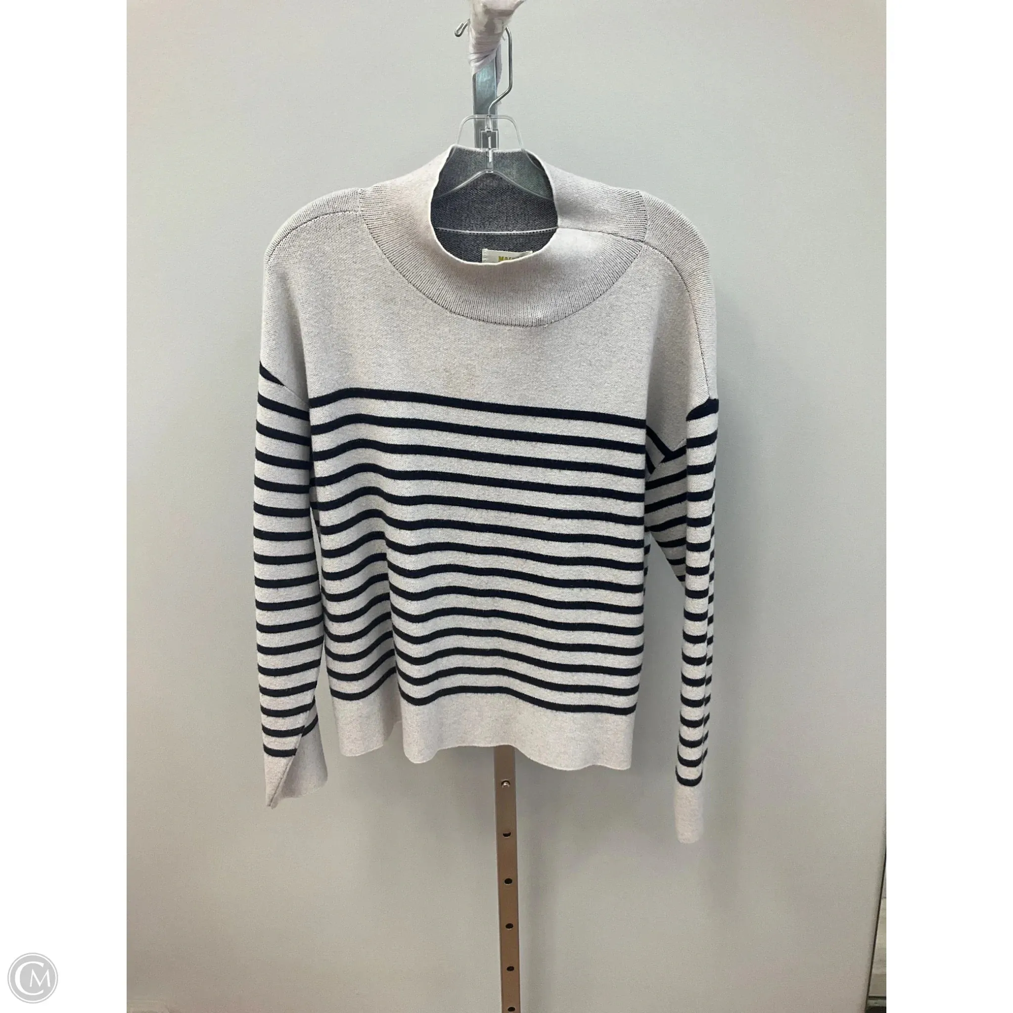 QuickDryingTech CompactKnit Sweater By Maeve In Striped Pattern, Size: M