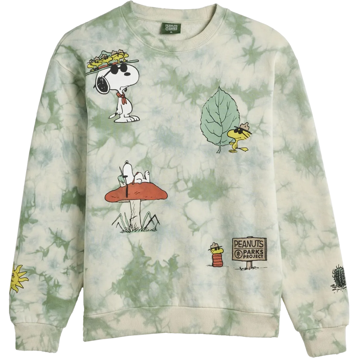 Peanuts X Parks Project Tie Dye Crew Sun Beam