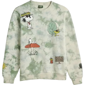 Peanuts X Parks Project Tie Dye Crew Sun Beam