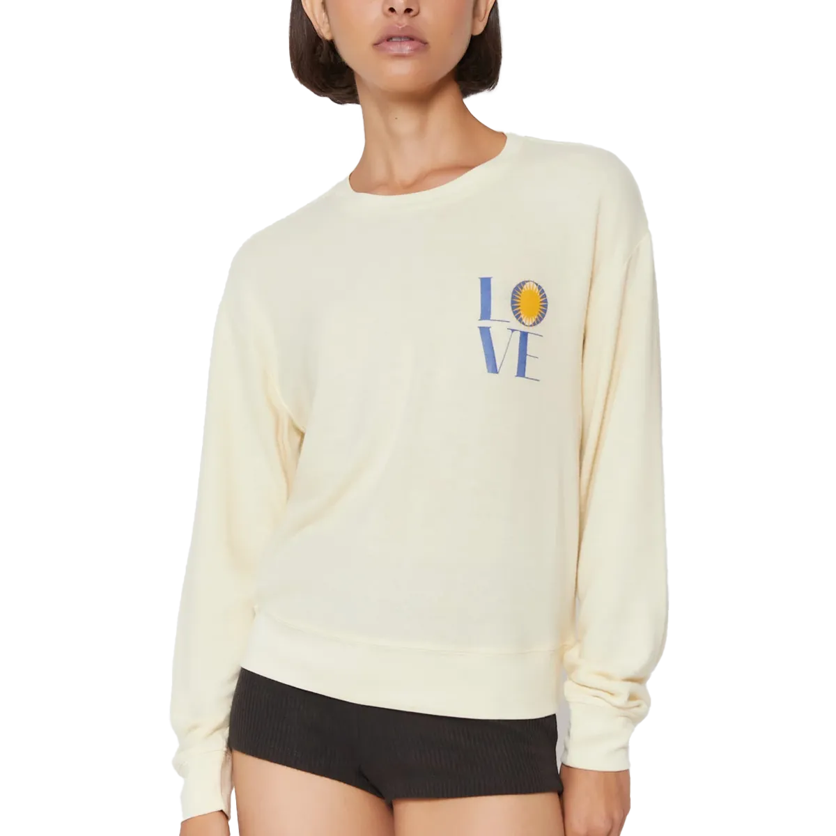 Women's Love Savasana Crew Neck WrinkleFree Material FadeResistant