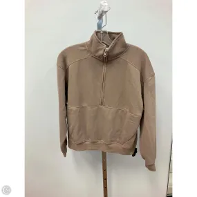 Top Long Sleeve By Cmc In Tan, Size: S Adjustable Fastenings