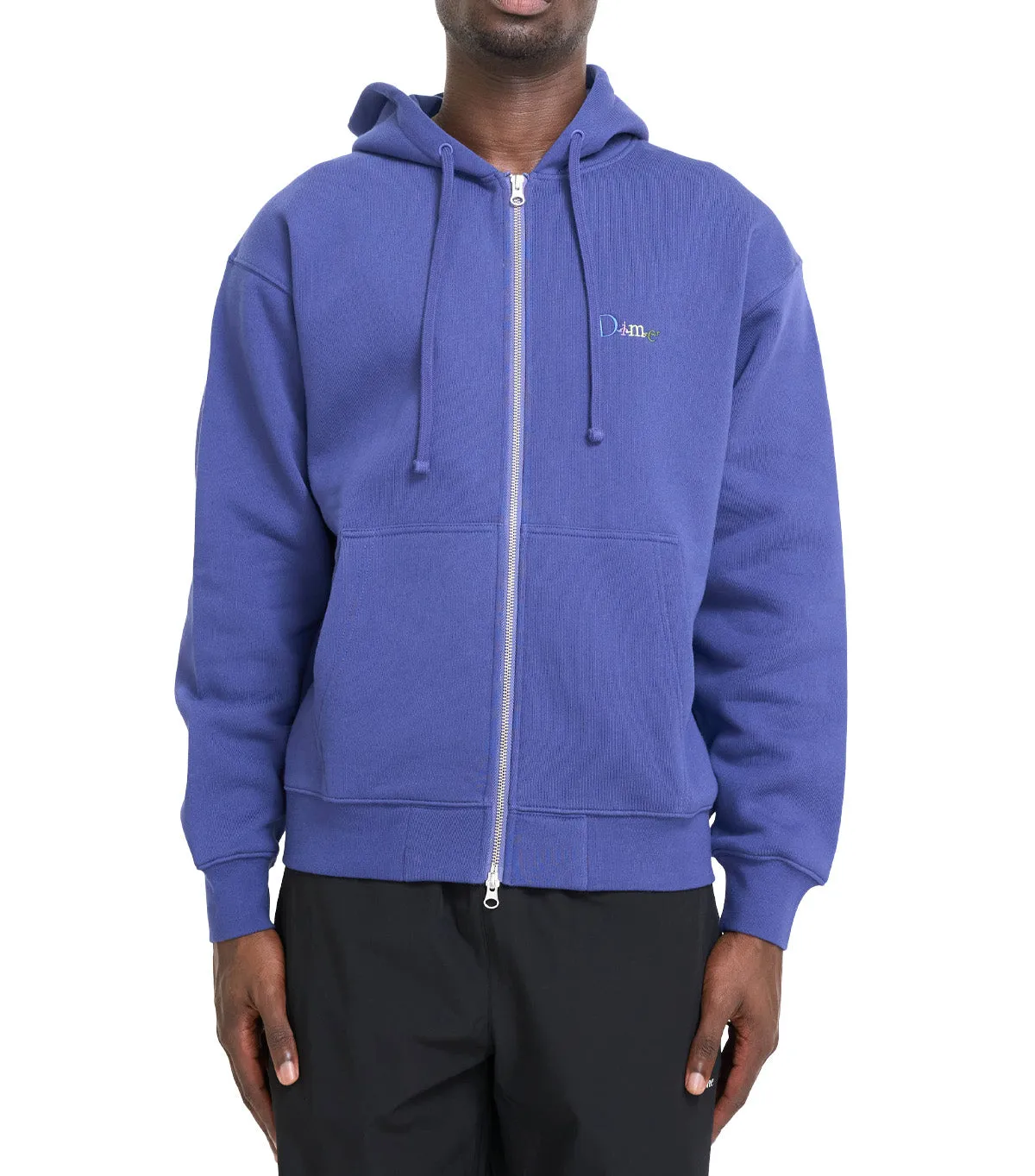 Dime Friends Zip Hoodie Night Blue Fast Fit Fantasy Glow