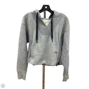 Gloss Glow TemperatureRegulating Sweatshirt Hoodie By Under Armour In Grey, Size: S
