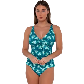 Women's Forever Tankini Top Adjustable drawstring Reinforced Knees