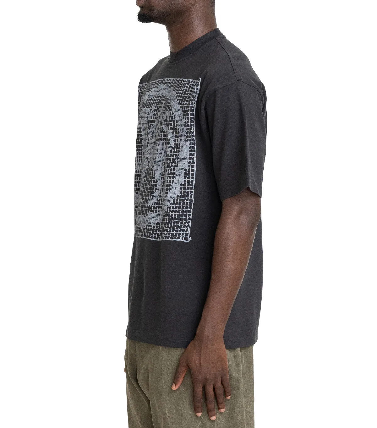 Stage Feel Bold Step The Trilogy Tapes Filet Lace T-Shirt Black