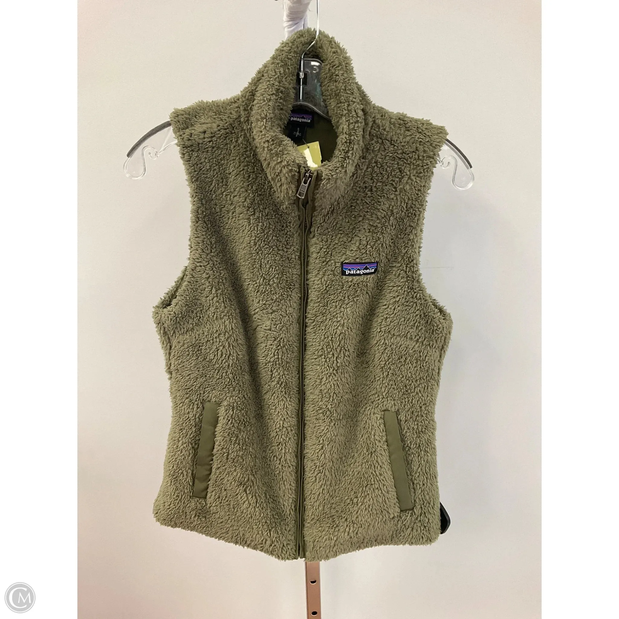Vest Fleece By Patagonia In Green, Size: S QuickAccessPockets
