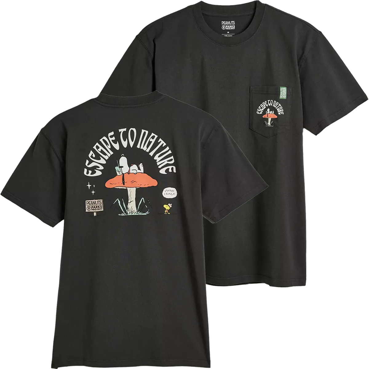 AntiStaticTechnology Peanuts X Parks Project Escape to Nature Short Sleeve