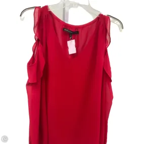 Matte Tone Top Long Sleeve By White House Black Market In Red, Size: 6
