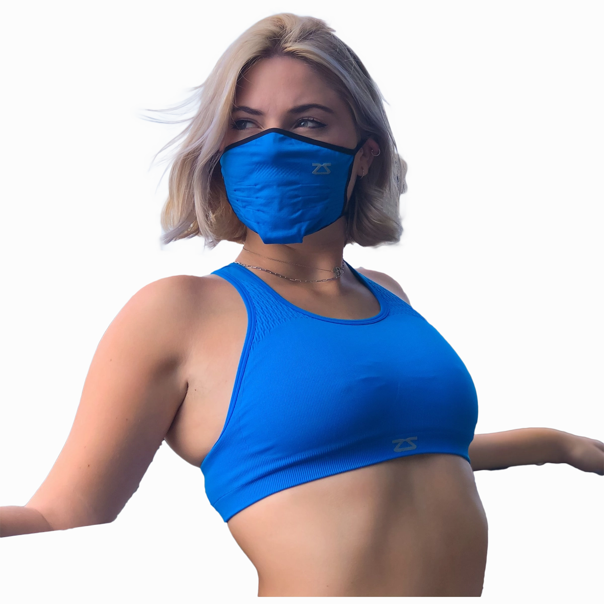 Women's Seamless Running Sports Bra Racerback seams Crisscross Back Support