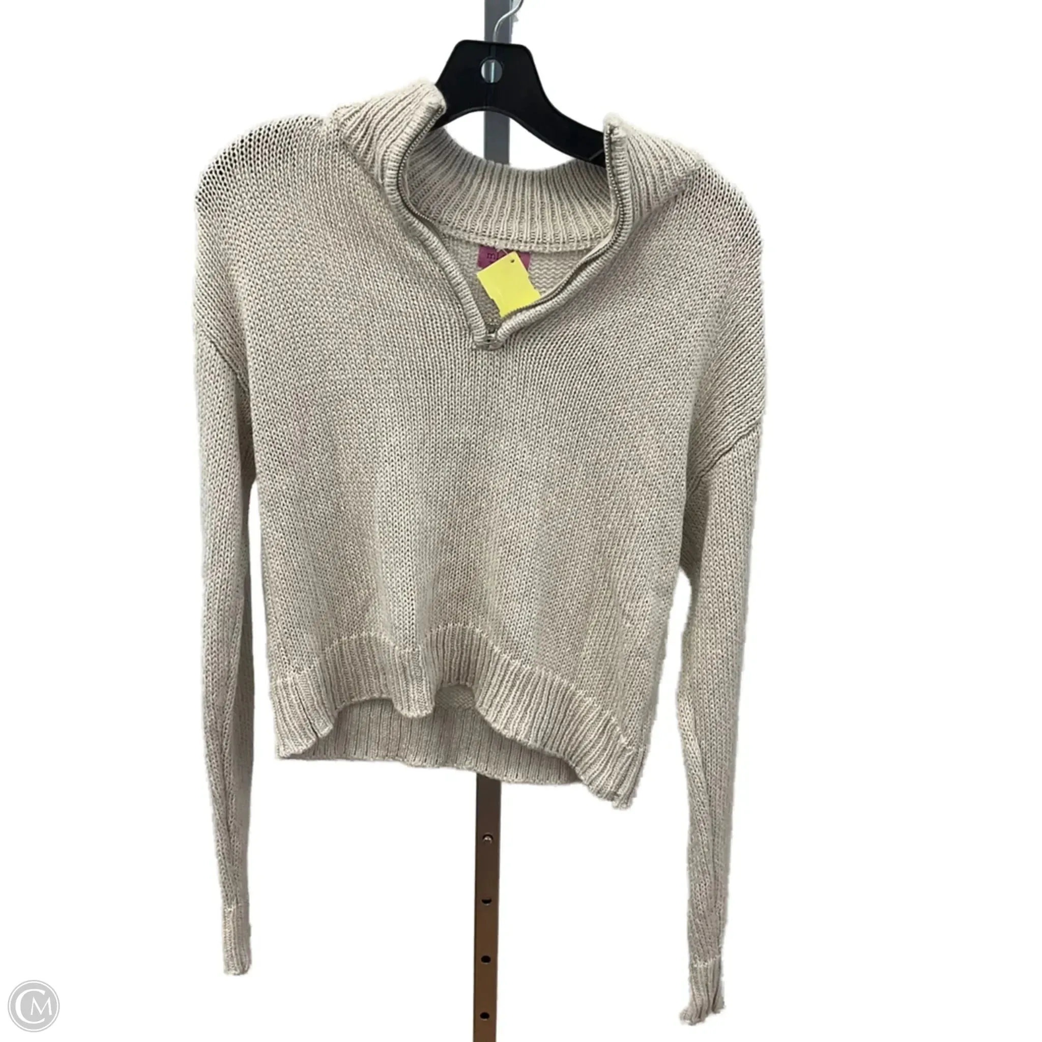 StretchComfortDesign Sweater By Mi Ami In Taupe, Size: S