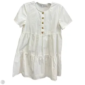 City Layers Dress Casual Midi By Madewell In Cream, Size: S