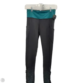FlexibleMobilityDesign Athletic Leggings By Lululemon In Black & Green, Size: 4