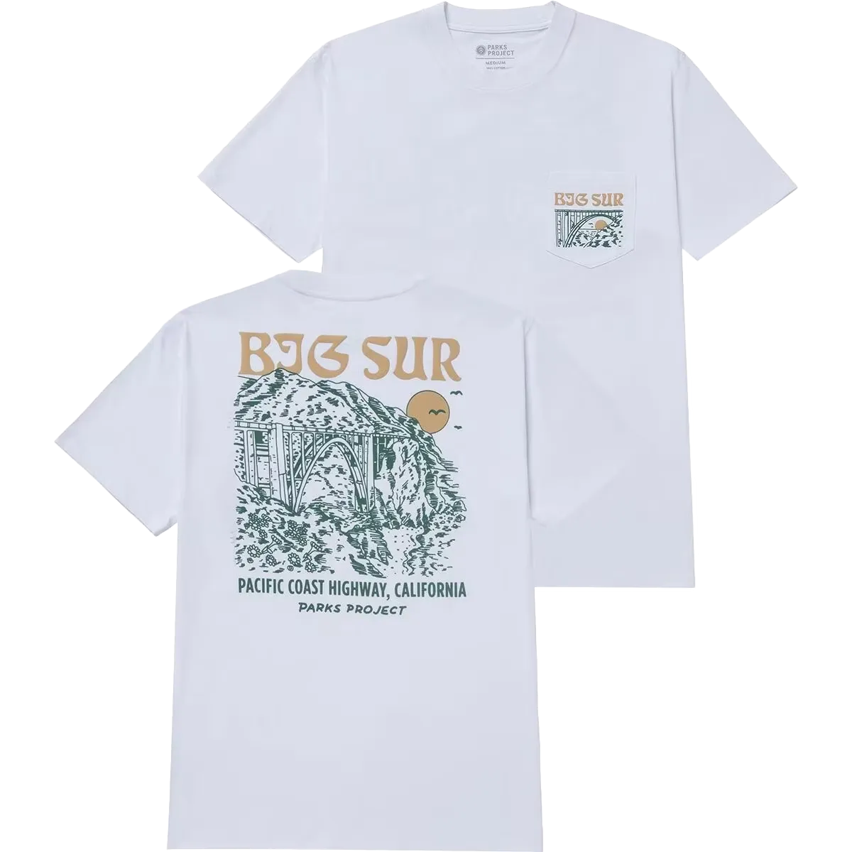 Rich Tone Big Sur Puff Print Pocket Tee