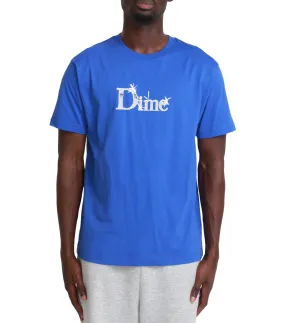 Dime Classic Shiny T-Shirt Marine WrinkleResistant Antibacterial Treatment