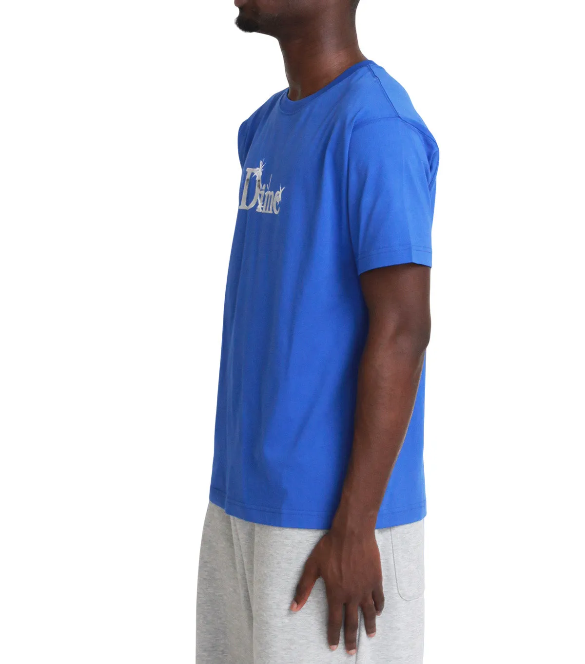 Smile Ease Dime Classic Shiny T-Shirt Marine