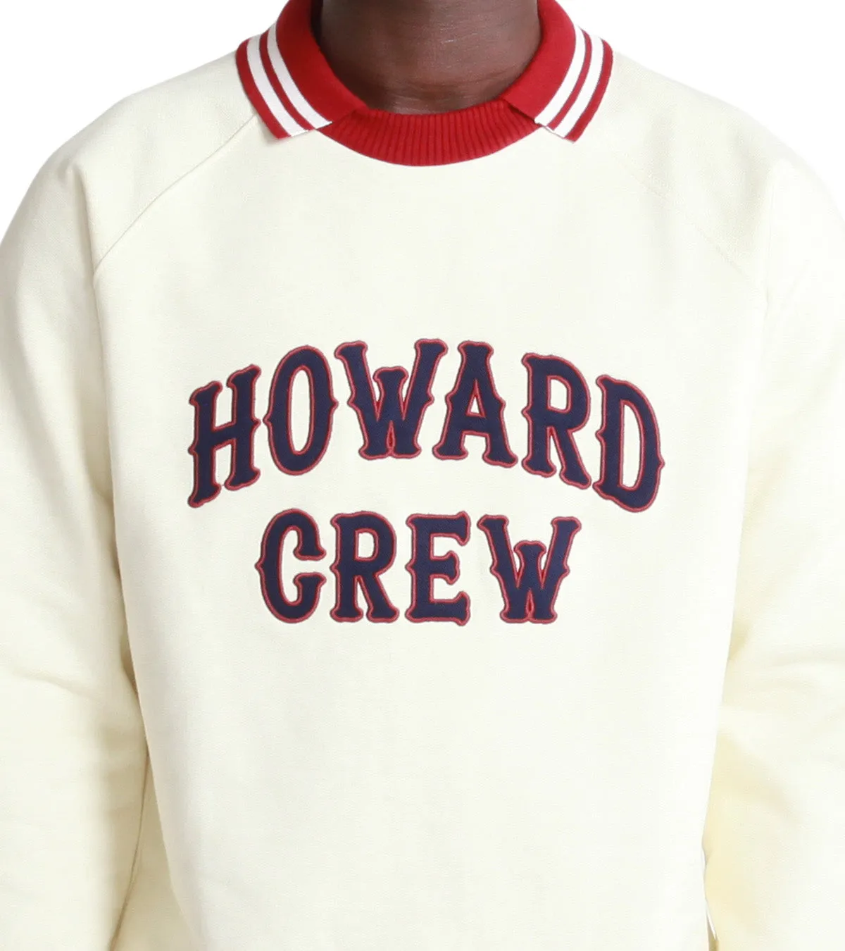 MultiPocketDesign OrganicCotton Wales Bonner Howard Crew Jumper Ivory