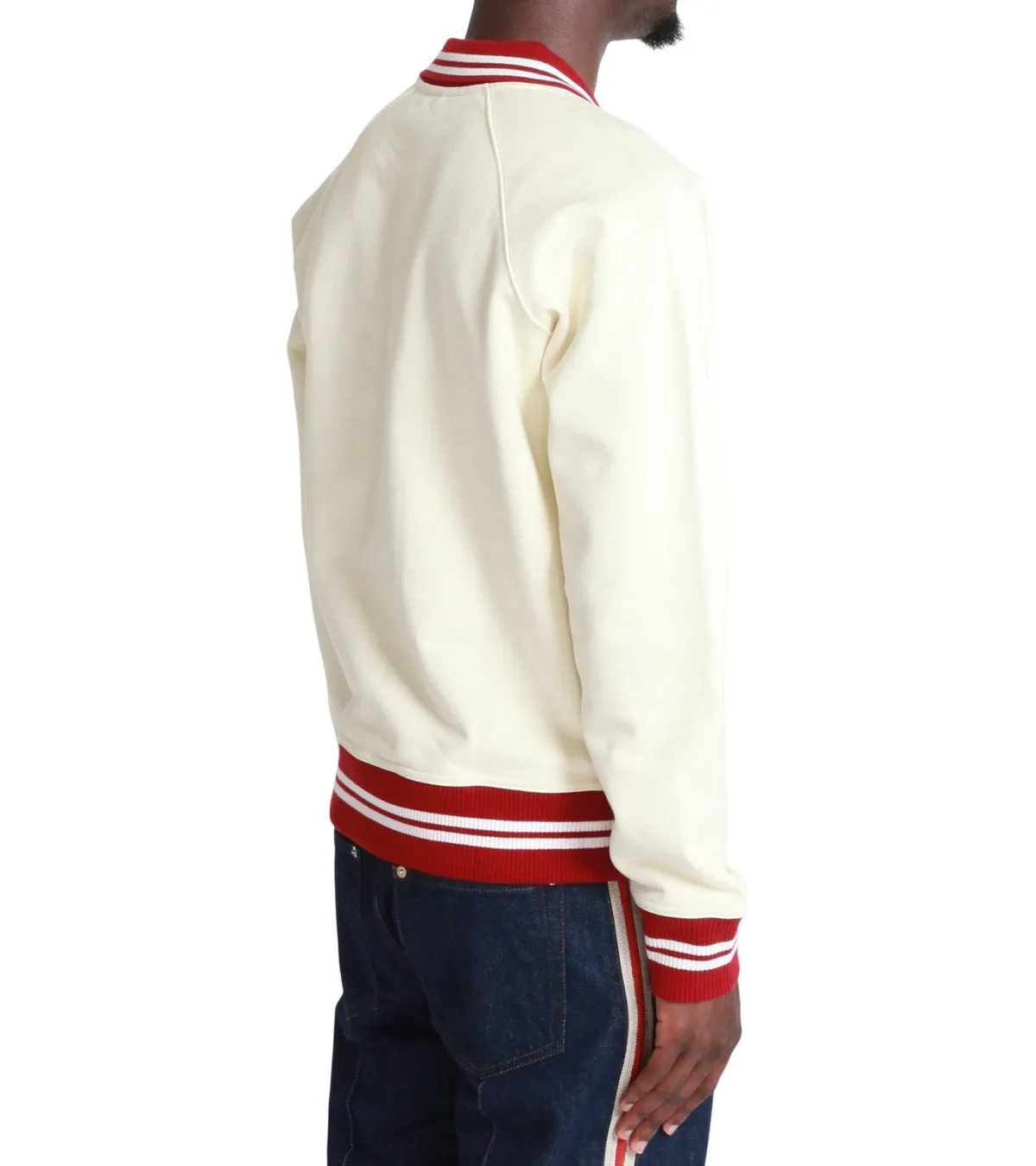 Fur Fit Wales Bonner Howard Crew Jumper Ivory