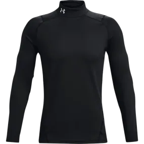 HighVisibility Trim Queen Glow Men's ColdGear Armour Fitted Mock Long Sleeve