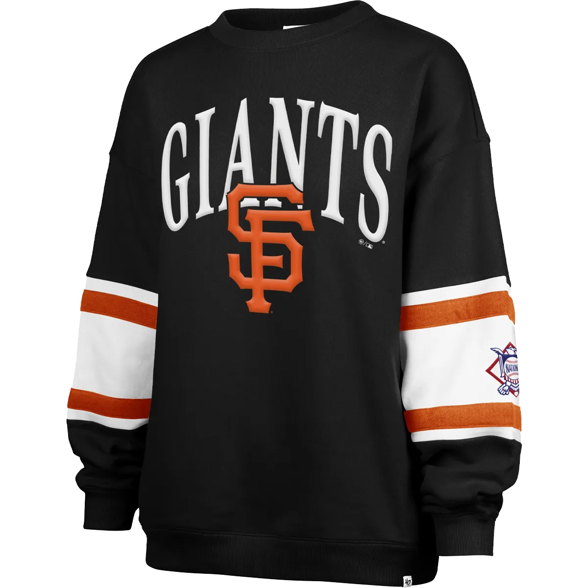 Women's Giants Steadfast Sleeve Paneled Crew Reuse Mode FlexibleCuff