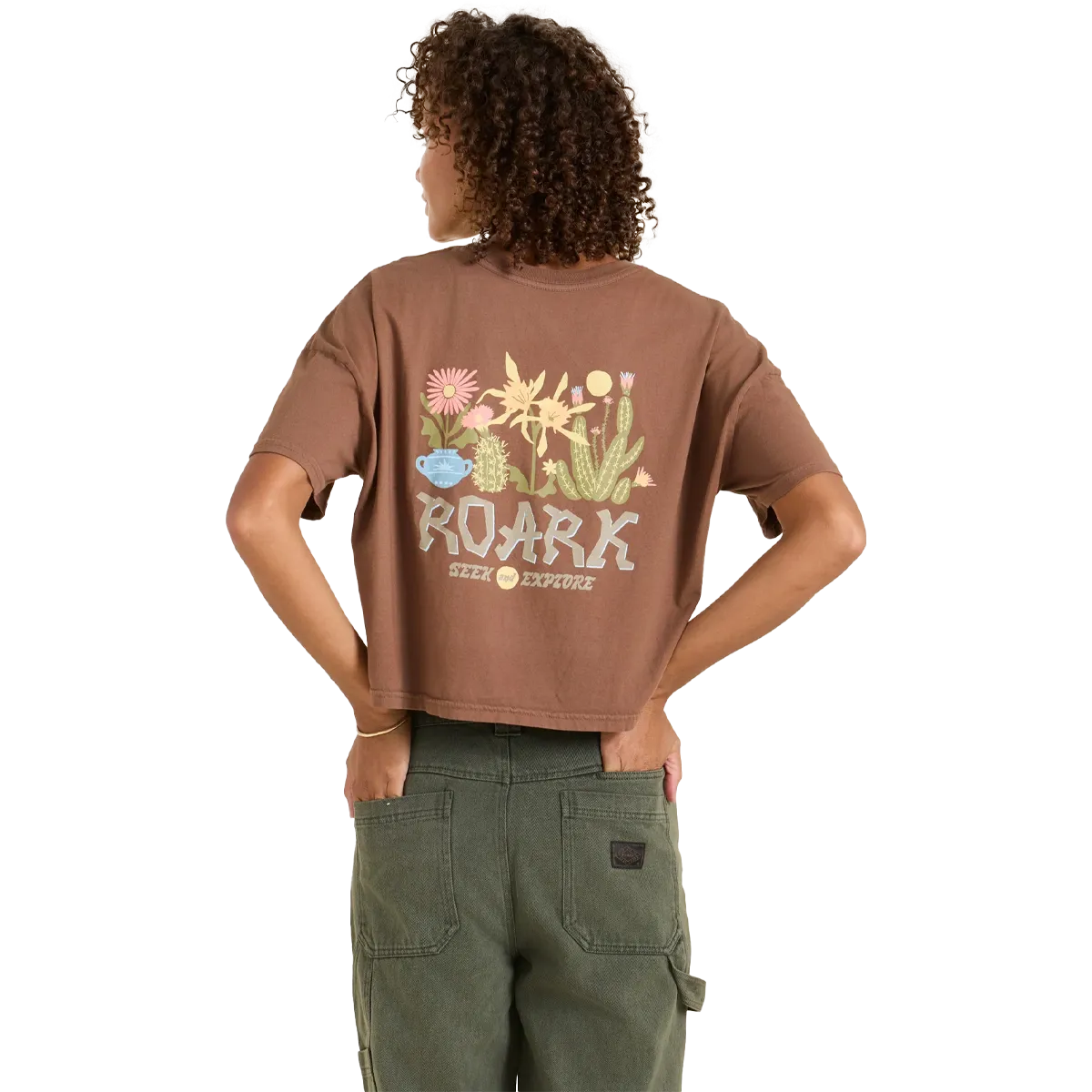 Women's Garden Seek Boxy Crop OdorResistant Material Smart Glow
