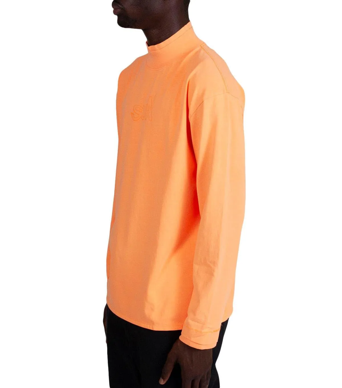 ERL Sun Longsleeve T-Shirt Orange WrinkleFreeFabric
